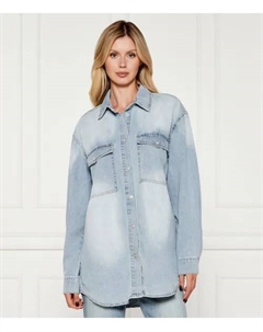 Базовая джинсовая рубашка Oversize fit, синий One teaspoon