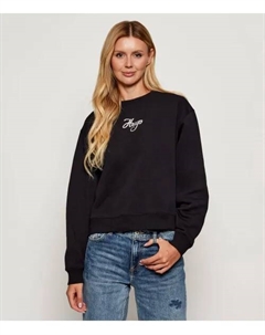 Толстовка deroxina_6 Oversize fit, черный Hugo