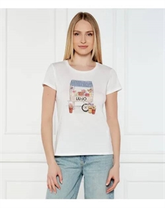 Футболка Regular fit, белый Liu jo