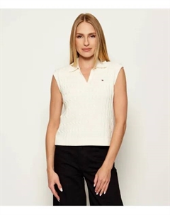 Жилет Regular fit, белый Tommy hilfiger