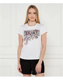 Футболка Regular fit, белый Liu jo
