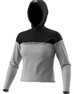 Толстовка с капюшоном, серый/черный Dynafit