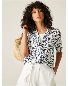 Блузка, белый/темно-синий Regatta