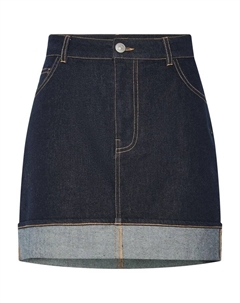 Мини-юбка, темно-синий деним Pieces
