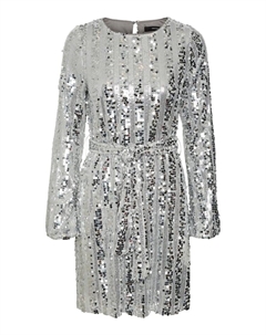 Платье до колена, серебряный Vero moda