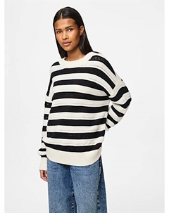 Свитер, черный/белый Pieces