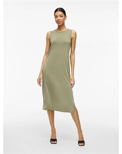 Платье до колена, оливковый Vila