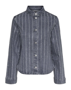 Рубашка, серый деним Pieces