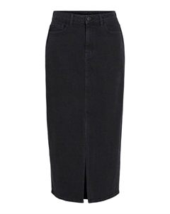 Юбка до колена, черный деним Vila