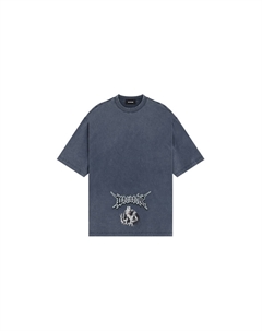 Футболка с принтом Monster Graphic, серая We11done