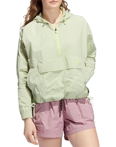 Женская куртка-анорак Magic Lime с карманом, светло-зеленый Adidas