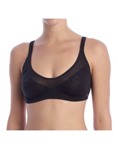 Бюстгальтер без косточек, черный Sloggi