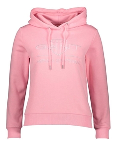 Толстовка с капюшоном, розовый Gant