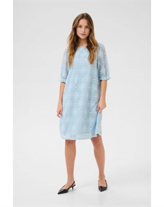 Платье до колена, кашемировый синий Culture