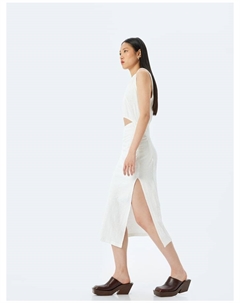 Платье до колена, экрю Koton