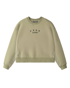 Футболка женская темная умбра хаки Fila fusion