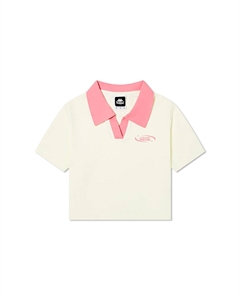 Футболка поло женская, темно-фиолетовая-4609 Kappa