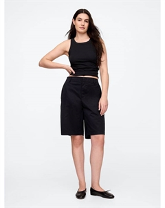 Тканевые шорты, черный Gap