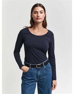 Рубашка с длинным рукавом, темно-синий Gant