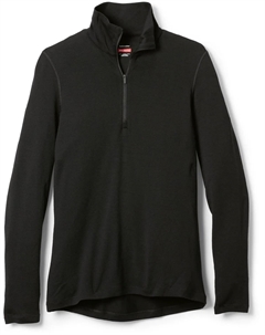 Женская флисовая базовая кофта с полумолнией, Black Icebreaker