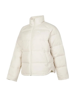 Пуховик женский экрю Puma