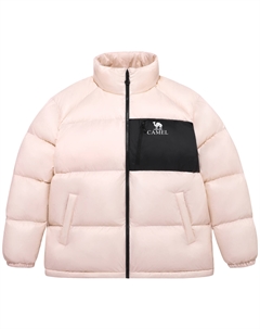 Пуховая куртка-капсула Unisex, Белый нефрит / Фантомный черный Camel