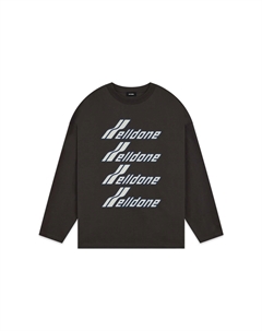 Свитшот унисекс темно-серый We11done