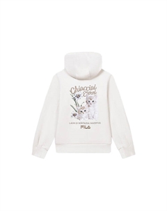 Свитшот женский светло-бежевый белый Fila