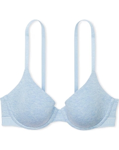 Футболка Легко Утепленный Хлопковый Деми Бюстгальтер/Светло-Голубой Бюстгальтер Женский Светло-Голубой, Светло-Голубой/Светло-Голубой Victoria's secret
