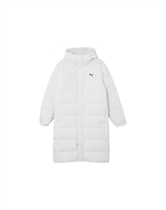 Длинное пуховое пальто Пуховая куртка Унисекс Белый Puma