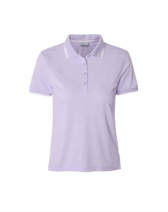 Футболка поло женская тёмно-фиолетовая Columbia