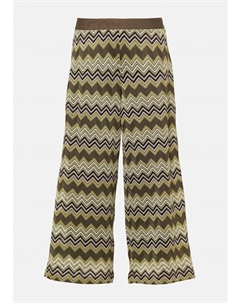 Тканевые брюки, зеленый Comma,