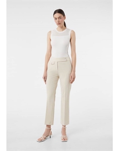 Тканевые брюки, бежевый Comma,