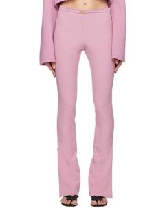 Розовые брюки с поясом Blumarine