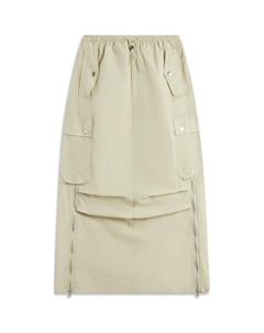 Повседневная длинная юбка Sports Life Collection женская Foam Khaki Li-ning