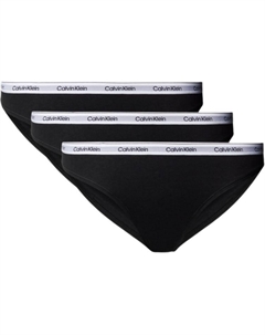 Бикини 3 шт Трусы Европейская версия Женские 3 штуки Черный Calvin klein