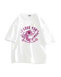 Футболка Disney Женская Ярко-розовая Miniso