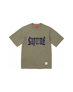 Футболка Old English S/S SS24, серый/светло-серый Supreme