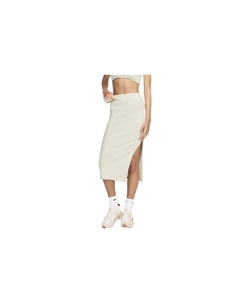 Спортивная юбка-миди Chill Rib для женщин, цвет Light Rosewood Umber Nike