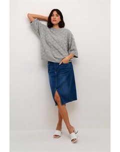 Свитер, серый меланж Kaffe