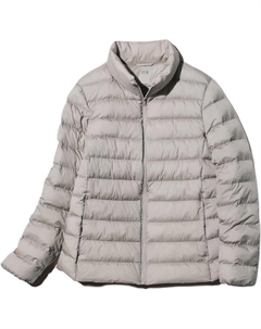 Серая женская куртка пуховик, Gray Uniqlo