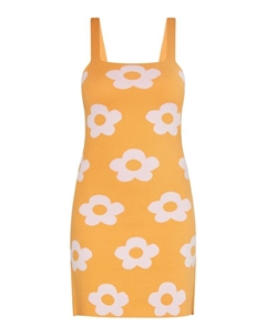 Платье до колена, оранжевый Mymo