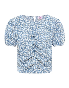 Блузка, синий Mymo