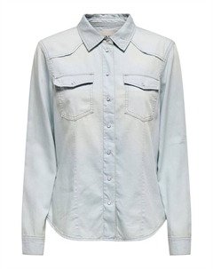 Рубашка, светло-синий деним Only