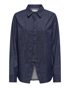 Рубашка, темно-синий деним Only