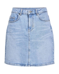 Мини-юбка, светло-синий деним Object