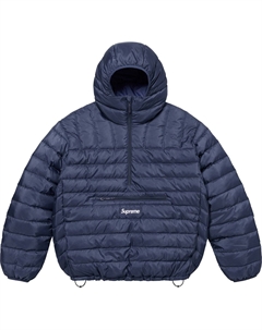 Микрофлисовая худи на молнии FW24, фиолетовый/сиреневый Supreme