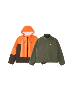 Куртка унисекс оранжевая, Ludian Orange Fila fusion