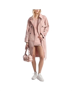 Крашеный джинсовый тренч, Fuchsia Michael kors