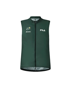 Женская велосипедная жилетка зеленая, Green Fila